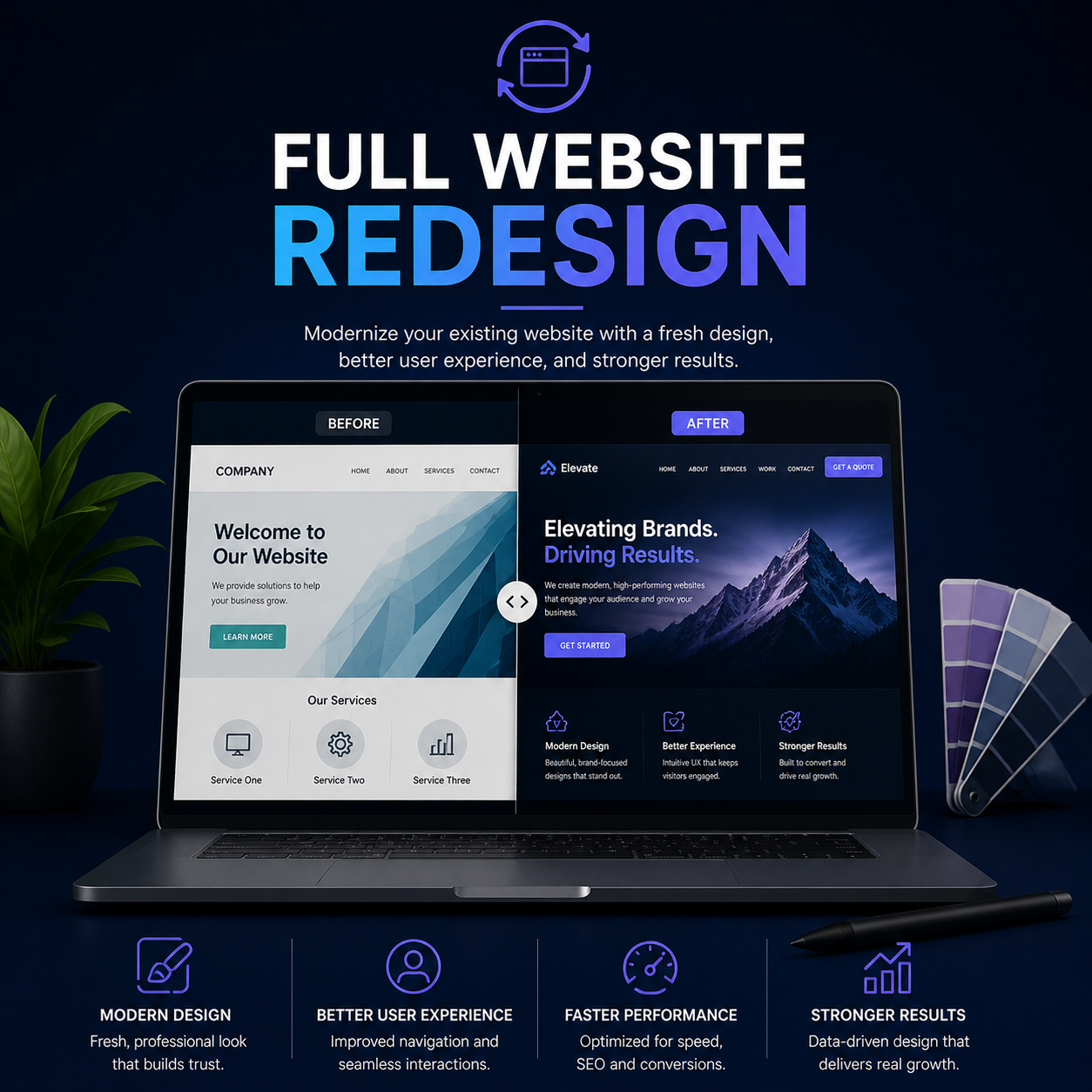 Website redesign